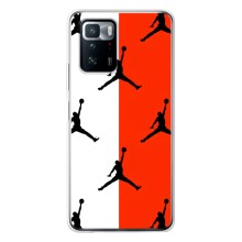 Чехлы для Xiaomi POCO X3 GT - с картинкой JORDAN (AlphaPrint) (Лого Джордан)