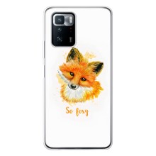 Чехлы с картинкой Лисички для Xiaomi POCO X3 GT (VPrint) (Девочка Лиса)