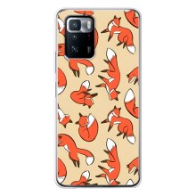Чехлы с картинкой Лисички для Xiaomi POCO X3 GT (VPrint) (Лисички)