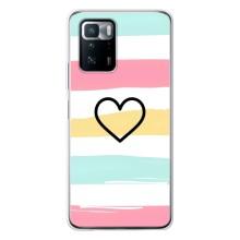 Чехлы с тематикой "Маленькие Сердечки" на Xiaomi POCO X3 GT – Красивое сердечко