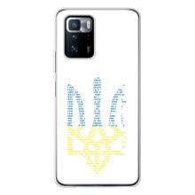 Чохли для Xiaomi POCO X3 GT Укр. Символіка (AlphaPrint) (Герб з букв)