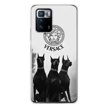 Чехлы VERSACE для Поко X3 GT (PREMIUMPrint) (Доберман Версаче)