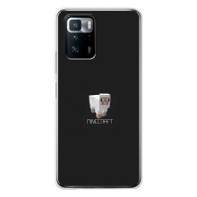 Чехол Майнкрафт на Xiaomi POCO X3 GT (AlphaPrint) Minecraft (Овечка Майнкрафт)
