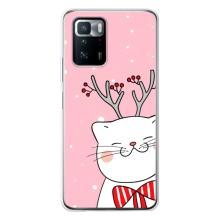 Чехол на тематику: Коты для Xiaomi POCO X3 GT – Зимний кот