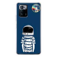 Чехол NASA для Xiaomi POCO X3 GT (AlphaPrint) (Мальчик в шлеме)