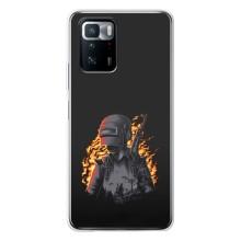 Чохол з картинкою "Герой Pubg" на Xiaomi POCO X3 GT – В полум'ї