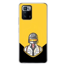 Чехол PUBG для Поко X3 GT (AlphaPrint) (Пабг в шлеме)