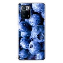 Чехол с изображением  вкусной еды для Xiaomi POCO X3 GT – Голубика
