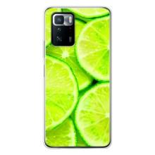 Чехол с изображением  вкусной еды для Xiaomi POCO X3 GT – Лайм
