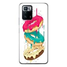 Чехол с изображением  вкусной еды для Xiaomi POCO X3 GT – Сочные пончики