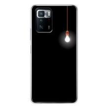 Чехол с картинками на черном фоне для Xiaomi POCO X3 GT – Лампочка