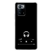 Чехол с картинками на черном фоне для Xiaomi POCO X3 GT – Плеер