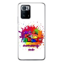 Чехол Амонг Ас для Xiaomi POCO X3 GT (AlphaPrint) (Яркий АмонгАс)