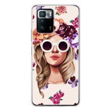 Чехол с картинкой Модные Девчонки Xiaomi POCO X3 GT – Девушка в очках