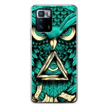 Чехол с птицами на Xiaomi POCO X3 GT (VPrint) (Сова с глазом)