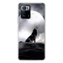 Чохол з Вовком на Xiaomi POCO X3 GT – Вовк і місяць