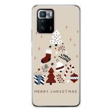 Чехол Санта Клаус для Xiaomi POCO X3 GT – Merry Christmas