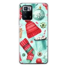Чехол Санта Клаус для Xiaomi POCO X3 GT – Одежда