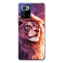 Чехол со Львом для Xiaomi POCO X3 GT (VPrint) (Красочный Лев)
