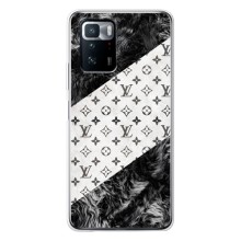 Чехол Стиль Louis Vuitton на Xiaomi POCO X3 GT (LV на белом)