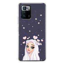Чохол Стильні дівчата на Xiaomi POCO X3 GT (Дівчина та серця)