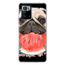 Чехол (ТПУ) Милые собачки для Xiaomi POCO X3 GT – Смешной Мопс