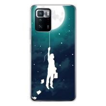Чохол (ТПУ) з планетами на Xiaomi POCO X3 GT – To The moon