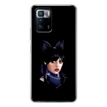 Чехлы Венсдей на Xiaomi POCO X3 GT Уэнсдей (AlphaPrint) (серьезная Уэнздей)