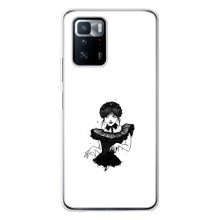 Чехлы Венсдей на Xiaomi POCO X3 GT Уэнсдей (AlphaPrint) (танец Уэнздей)