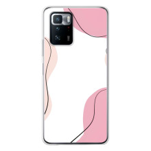 Чехол цветочный дизайн для Xiaomi POCO X3 GT – Розовый фон