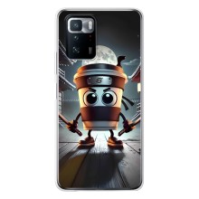 Чохол з мемом Тралалело тралала на Xiaomi POCO X3 GT (Капучіно асасіно)