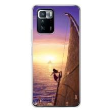 Чехол с мультфильмом Моана Xiaomi POCO X3 GT (Моана в море)