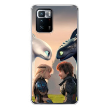 Чехол как приручить дракона на Xiaomi POCO X3 GT (Гикавка и Астрид)