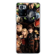 Чехол как приручить дракона на Xiaomi POCO X3 GT (Персонажи дракона)