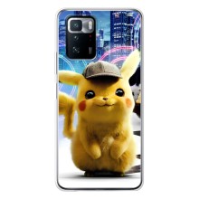 Чехол с Пикачу на Xiaomi POCO X3 GT (Пикачу в городе)