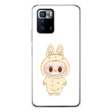 Чохол з принтом Лабубу для Xiaomi POCO X3 GT – Бежевий Лабубу