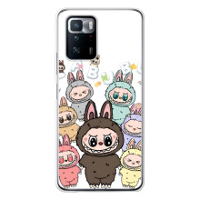 Чохол з принтом Лабубу для Xiaomi POCO X3 GT
