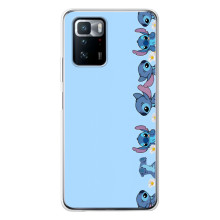 Чехол с принтом Стич на Xiaomi POCO X3 GT (Стич фон)