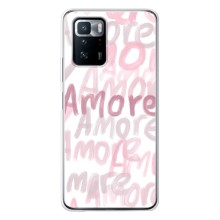 Чохол з розовим принтом для Xiaomi POCO X3 GT (Любов)