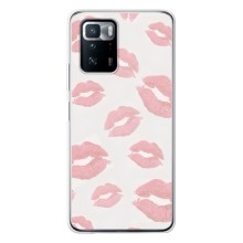 Чохол з розовим принтом для Xiaomi POCO X3 GT (Рожеві губи)
