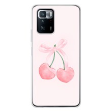 Чохол з розовим принтом для Xiaomi POCO X3 GT (Рожеві вишні)