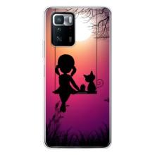 Девчачий Чехол для Xiaomi POCO X3 GT – На качели