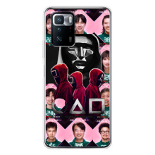 Чохол Гра в кальмара для Xiaomi POCO X3 GT – Персонажі гри кальмара
