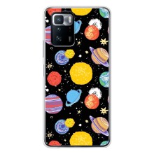 Космические Чехлы для Поко X3 GT (VPrint) (Рисованные планеты)