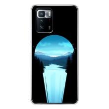 Летний Чехол на Xiaomi POCO X3 GT – Синий Водопад