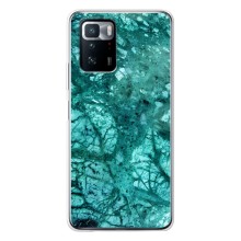 Мраморний чехол на Xiaomi POCO X3 GT (VPrint) (Зелений мрамор)