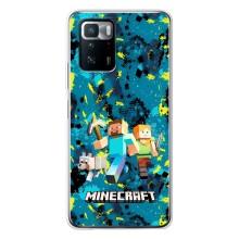 Чехлы для Xiaomi POCO X3 GT (Персонажи Майн Крафт) – Майнкрафт