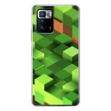Чехлы для Xiaomi POCO X3 GT (Персонажи Майн Крафт) – Текстура
