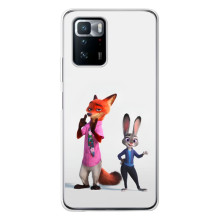 Силиконовый чехол с принтом Зоотрополіс для Xiaomi POCO X3 GT – Джуди и Ник