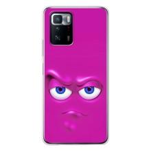 Силиконовые Чехлы (смешные стикеры) для Xiaomi POCO X3 GT – Хитрая мордочка
